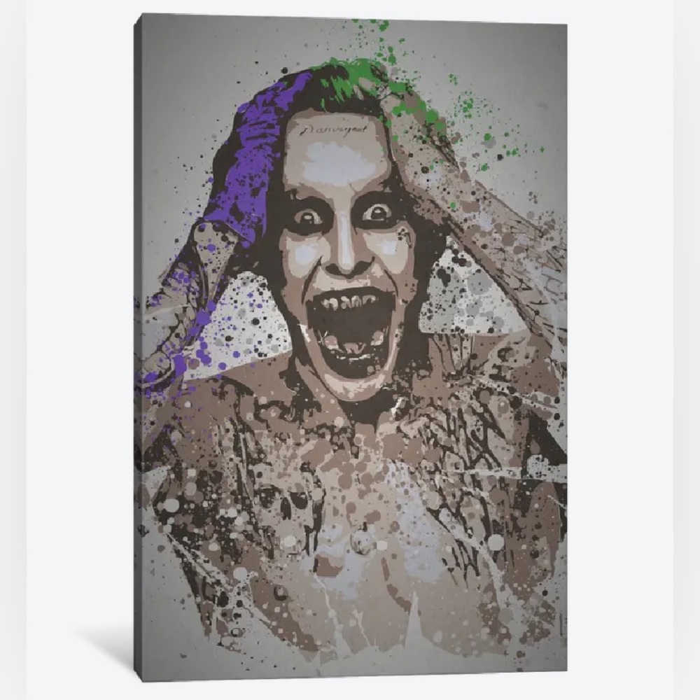 Suicide Squad The Joker Canvas Print 18x26